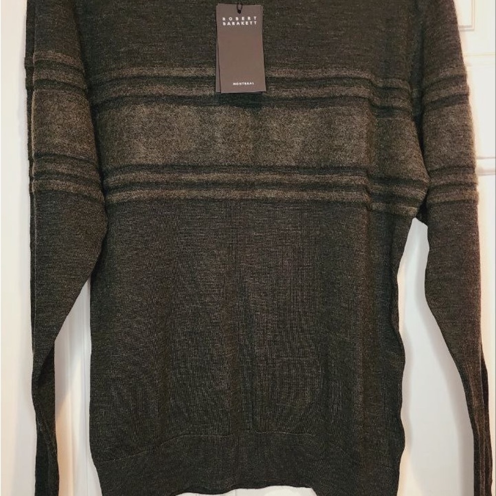 Robert Barakett Charcoal Crewneck Sweater